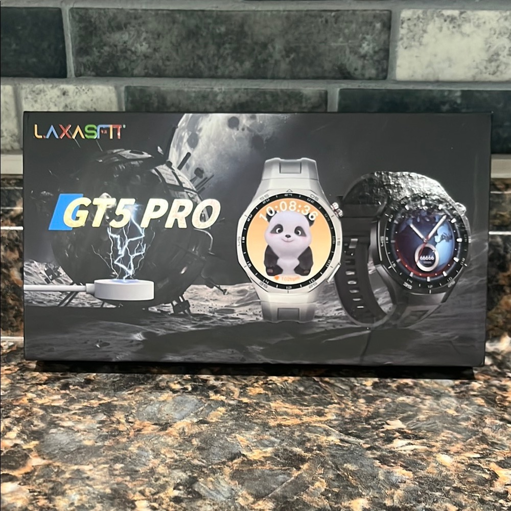 GT5 Pro Smartwatch - Silver and Black